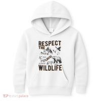 Respect The Local Wildlife Kids Hoodie thumb 0