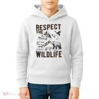 Respect The Local Wildlife Kids Hoodie thumb 4