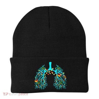 Respiratory Therapy Lung Christmas Xmas Light Ornament Beanie