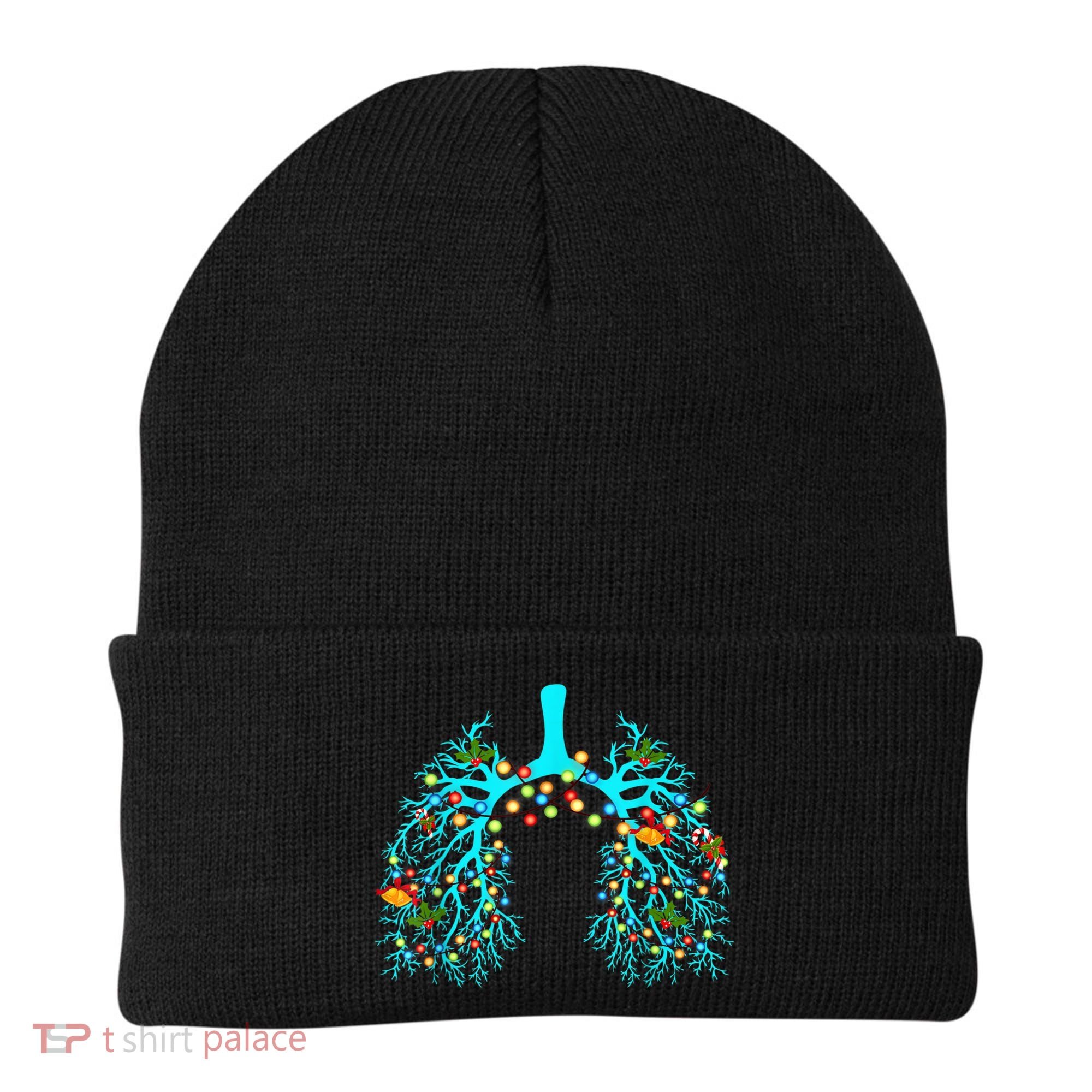 Respiratory Therapy Lung Christmas Xmas Light Ornament Beanie