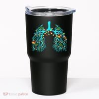 Respiratory Therapy Lung Christmas Xmas Light Ornament Tumbler thumb 0