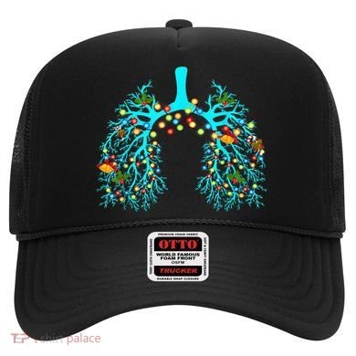 Respiratory Therapy Lung Christmas Xmas Light Ornament Hat