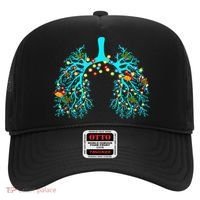 Respiratory Therapy Lung Christmas Xmas Light Ornament Hat thumb 0