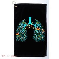 Respiratory Therapy Lung Christmas Xmas Light Ornament Golf Towel thumb 0