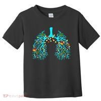 Respiratory Therapy Lung Christmas Xmas Light Ornament Toddler T-Shirt thumb 0