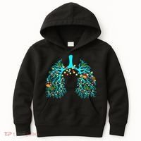 Respiratory Therapy Lung Christmas Xmas Light Ornament Kids Hoodie thumb 0