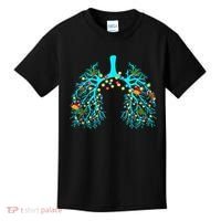 Respiratory Therapy Lung Christmas Xmas Light Ornament Kids T-Shirt thumb 0