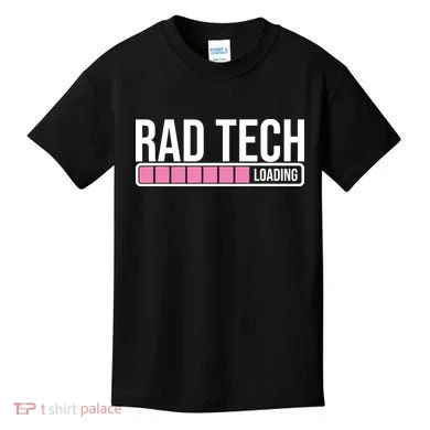 Rad Tech Loading Radiology Student Future Radiologist Kids T-Shirt