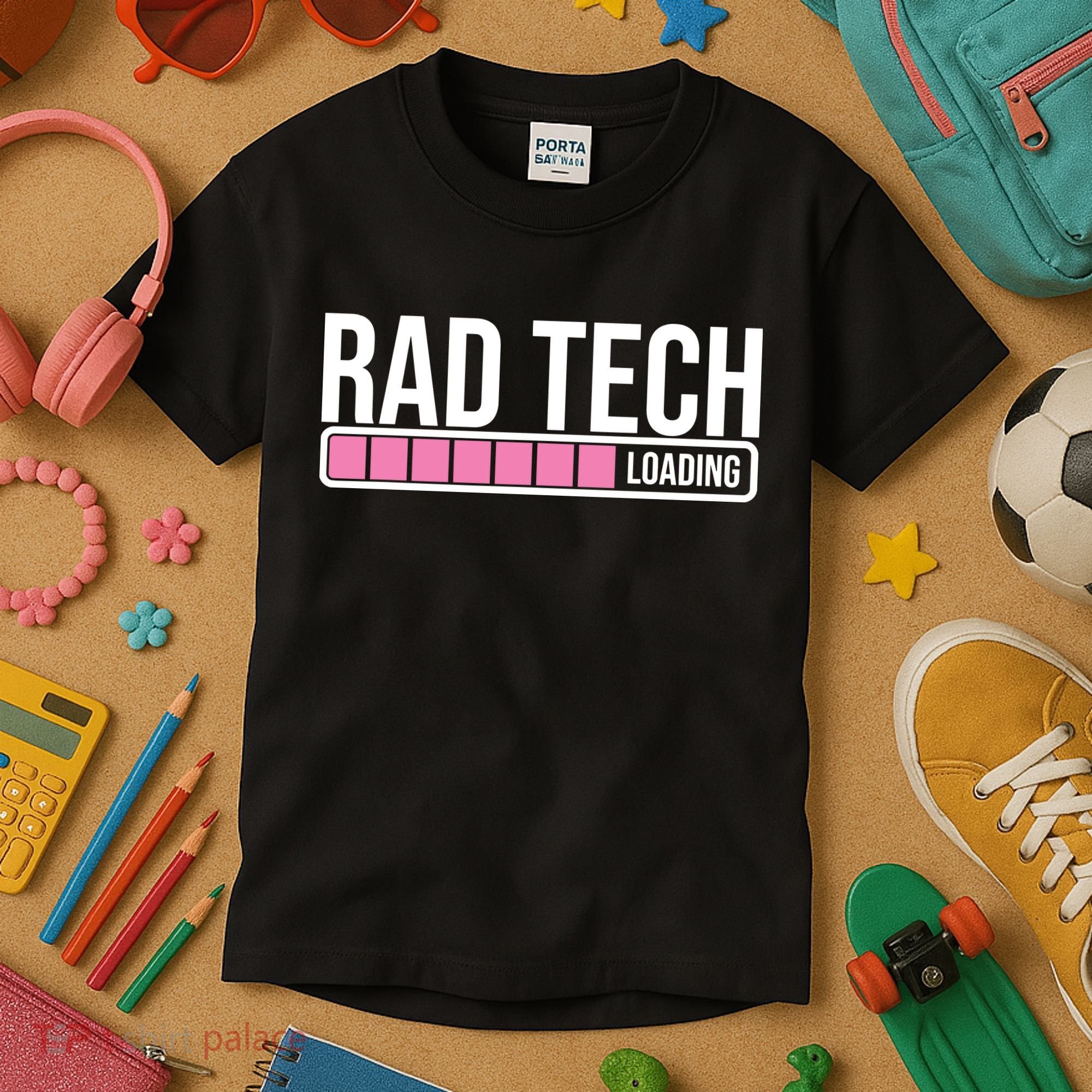 Rad Tech Loading Radiology Student Future Radiologist Kids T-Shirt