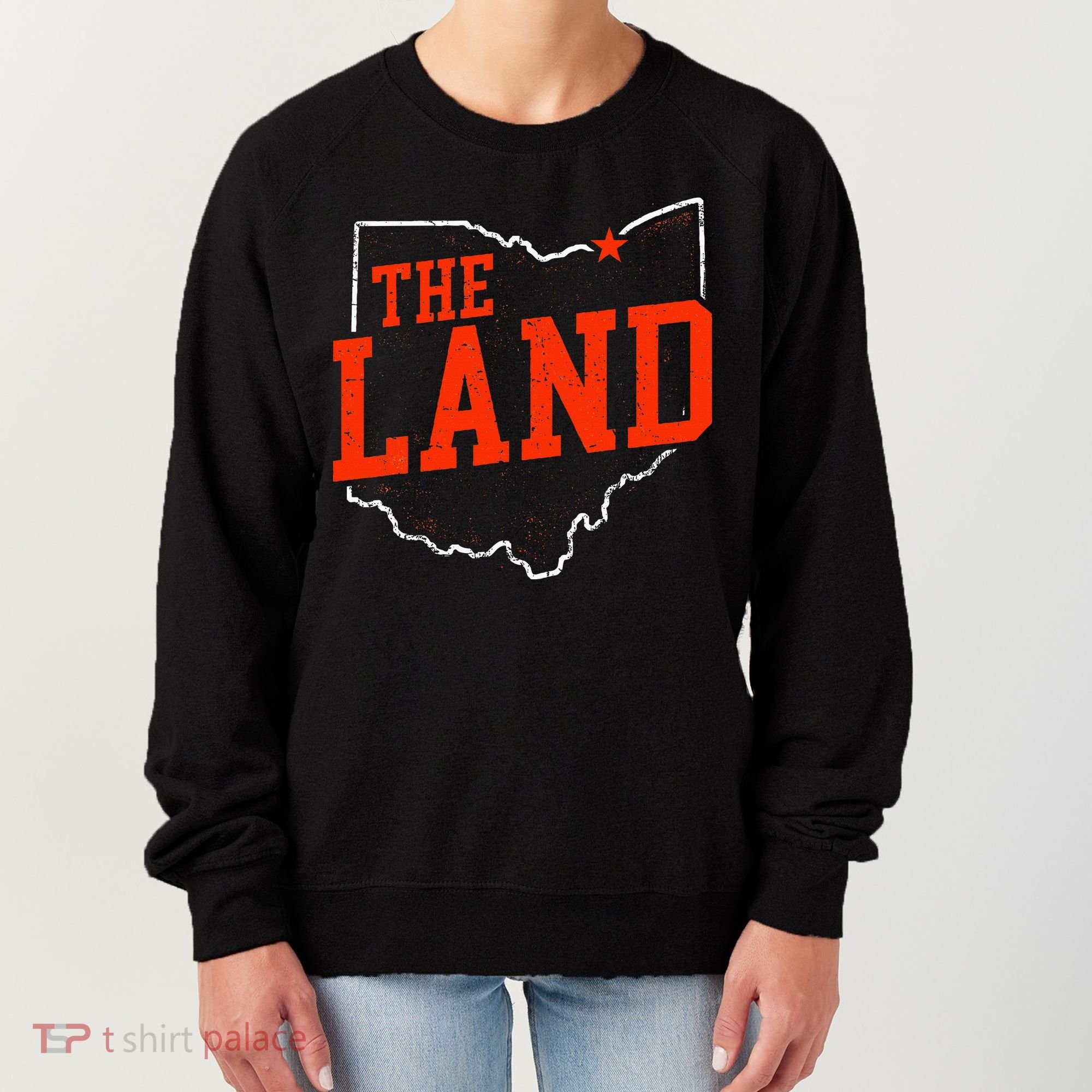Retro The Land Cleveland Ohio Travel Souvenir Women's Sweatshirt