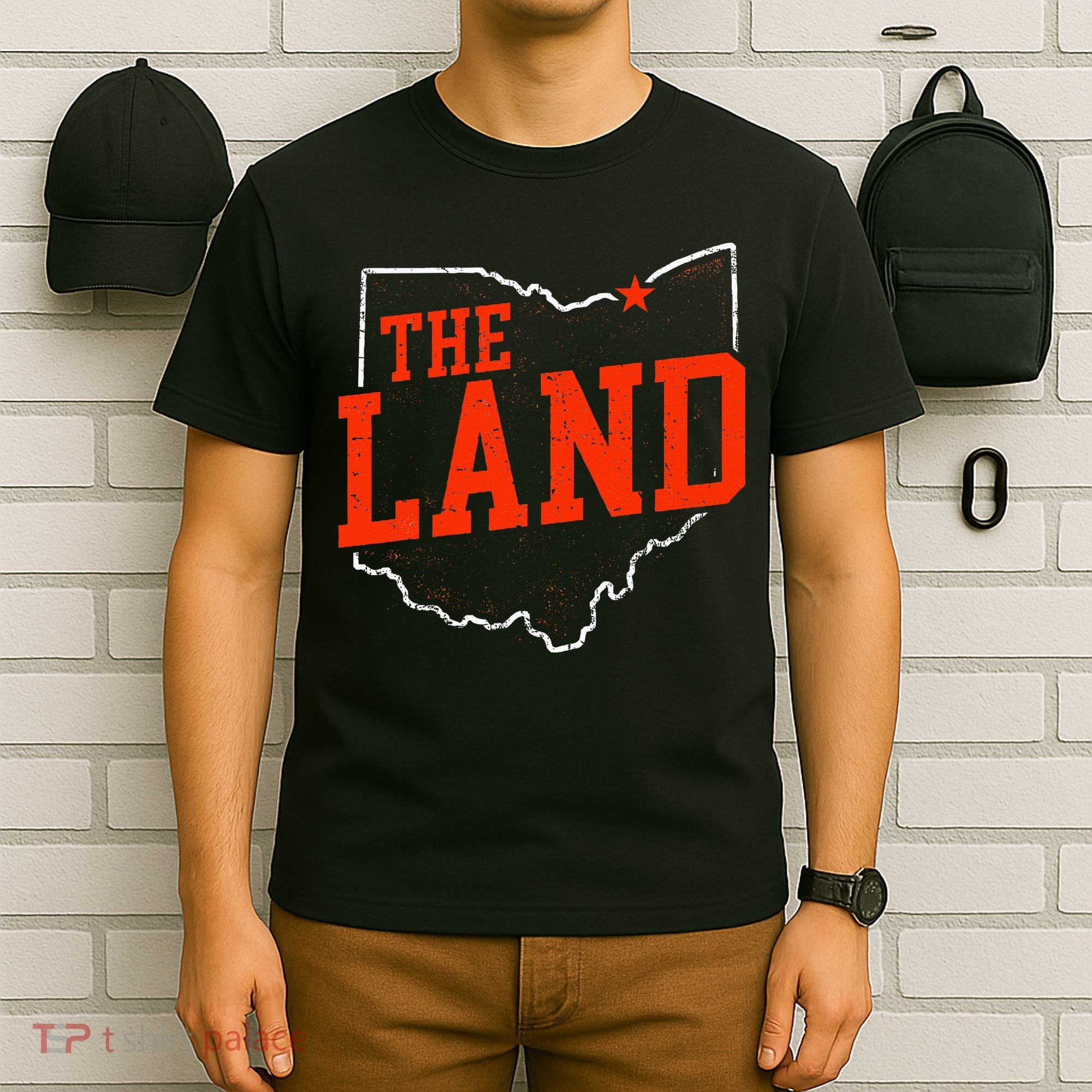 Retro The Land Cleveland Ohio Travel Souvenir T-Shirt