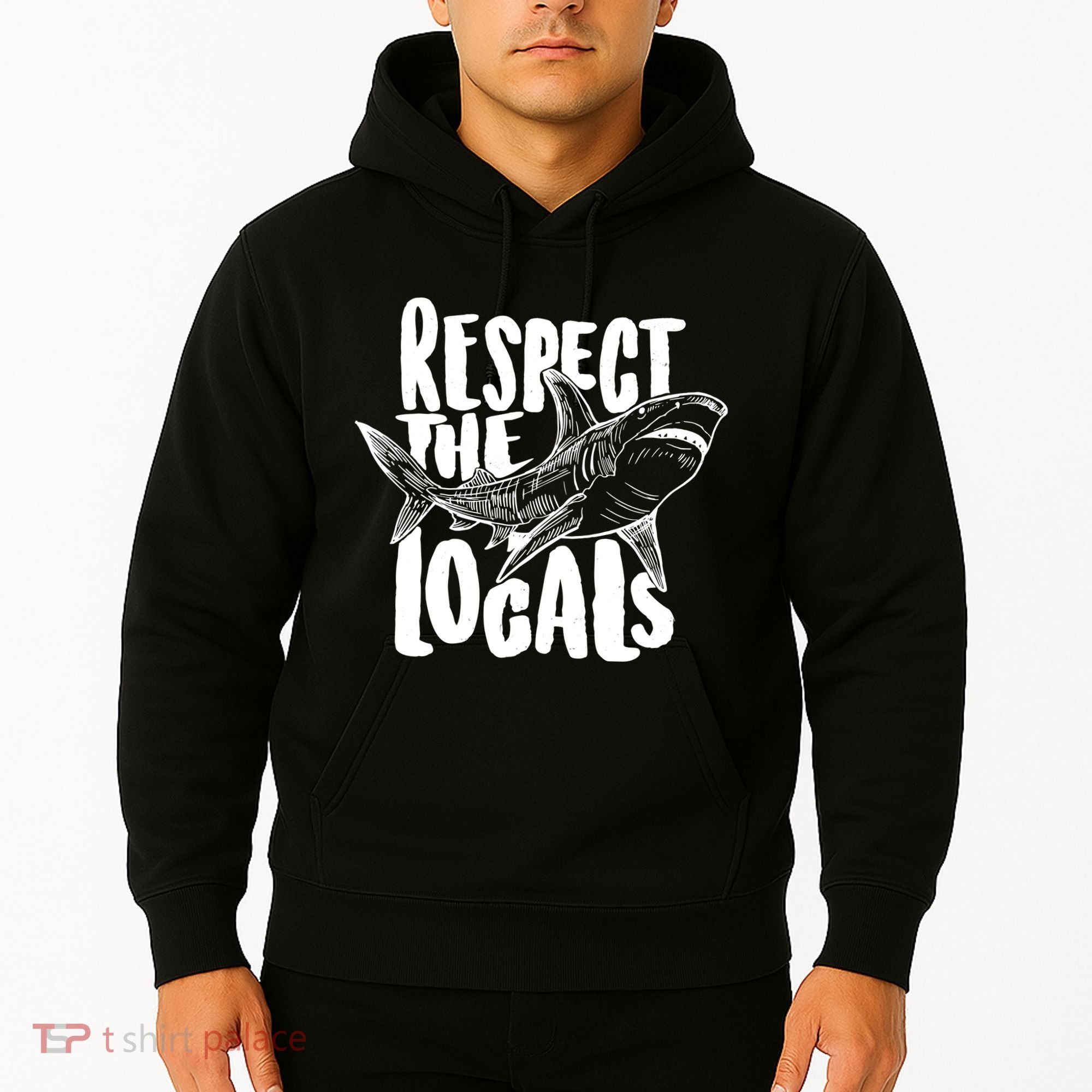 Respect The Locals Shark Week Lover Hoodie