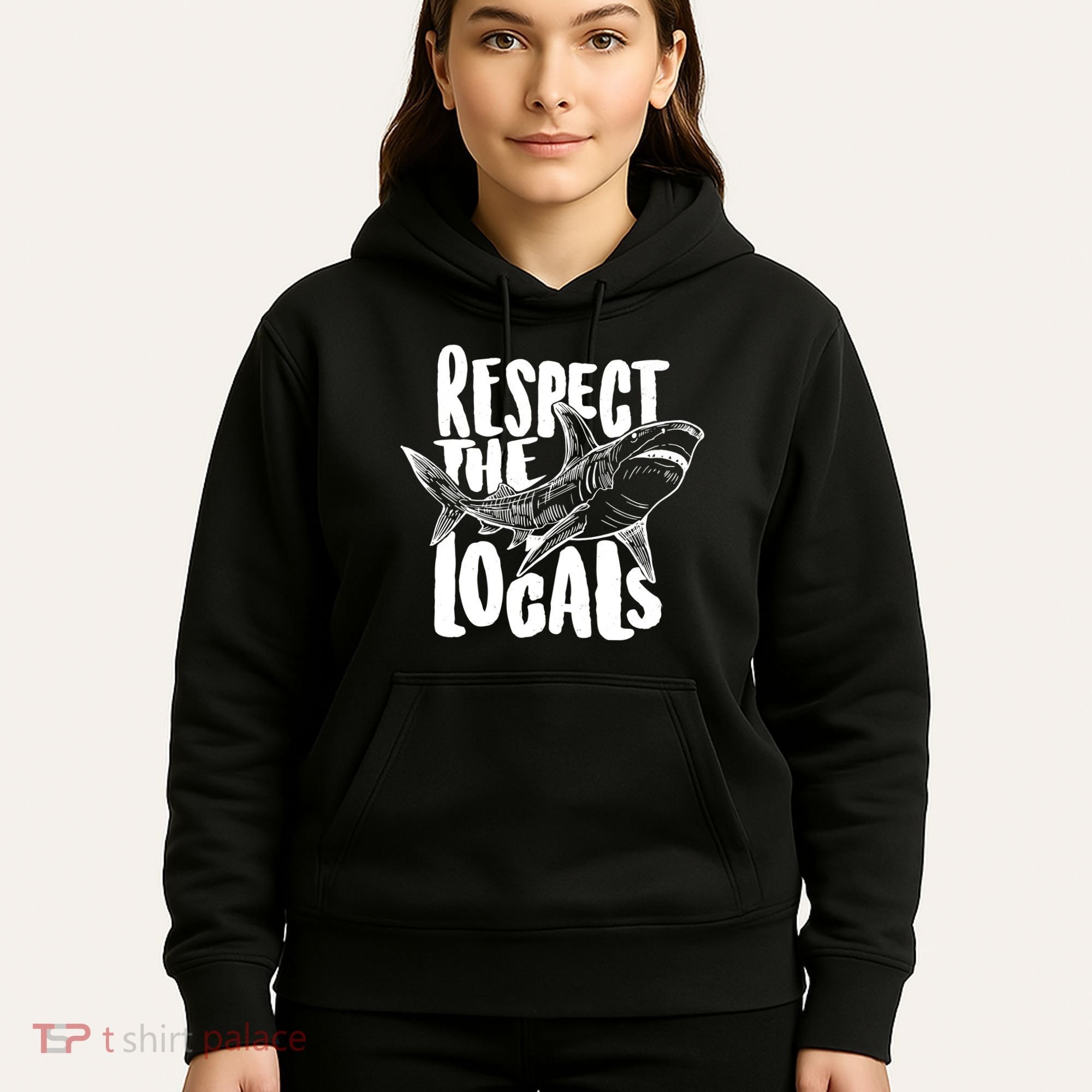 Respect The Locals Shark Week Lover Hoodie