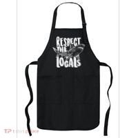 Respect The Locals Shark Week Lover Apron thumb 0
