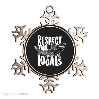 Respect The Locals Shark Week Lover Ornament