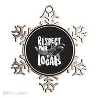 Respect The Locals Shark Week Lover Ornament thumb 0