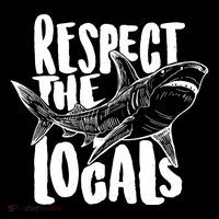 Respect The Locals Shark Week Lover Ornament thumb 1