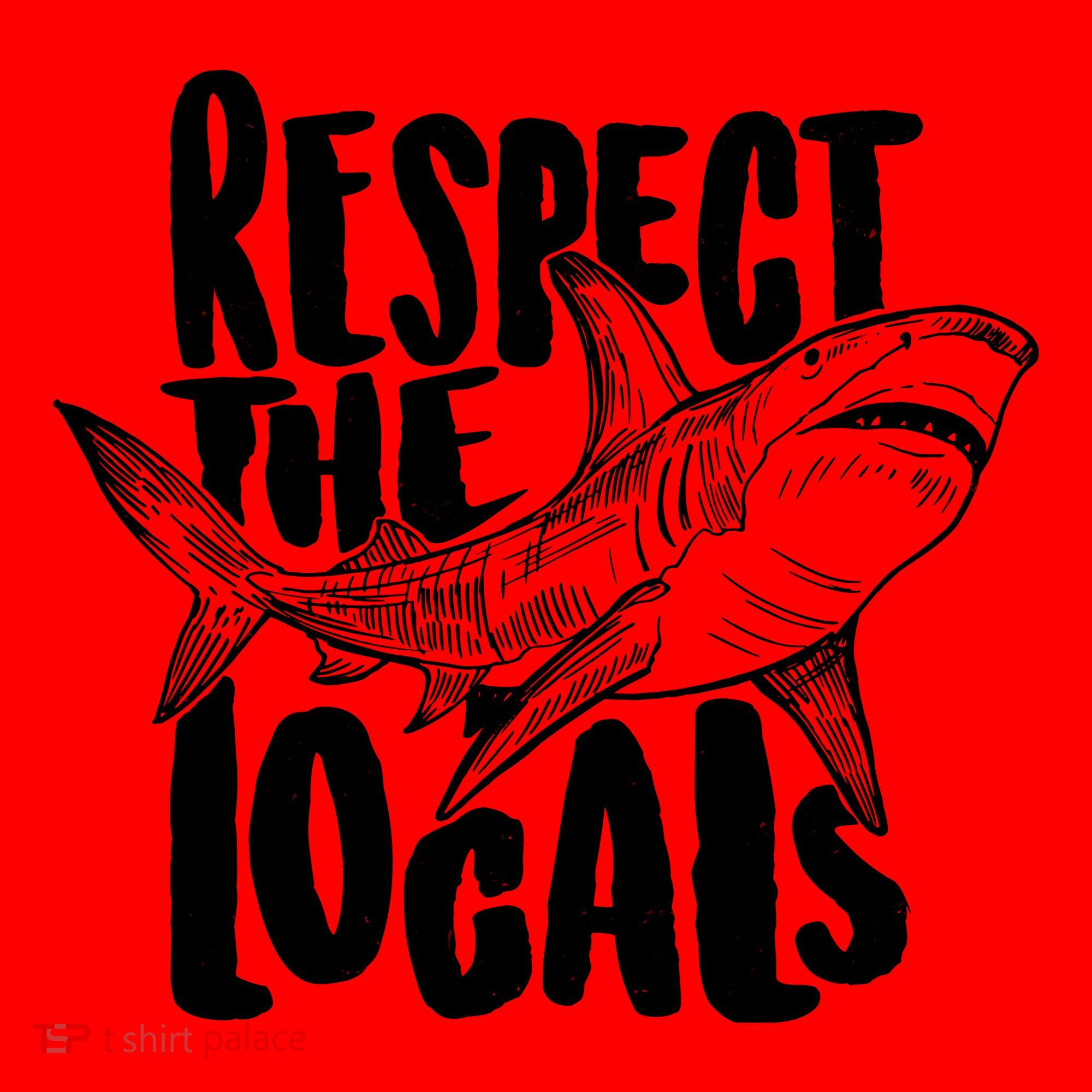 Respect The Locals Shark Week Lover Santa Hat