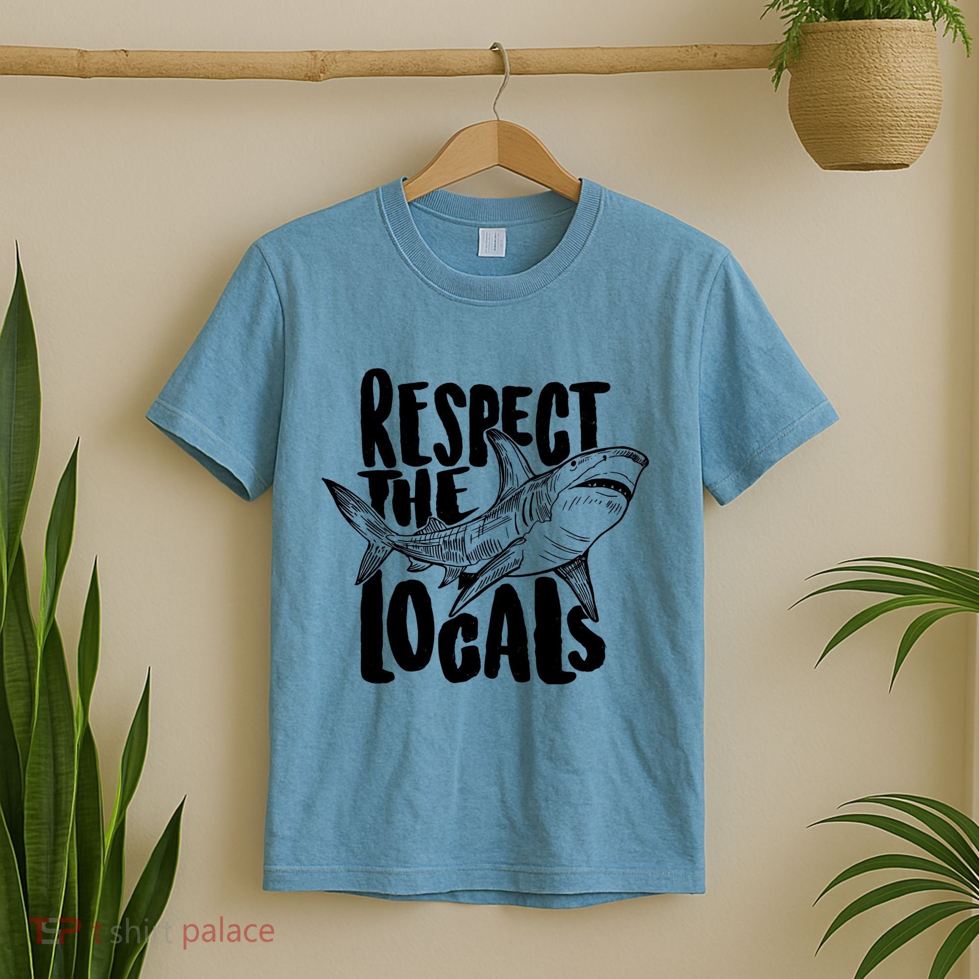 Respect The Locals Shark Week Lover T-Shirt