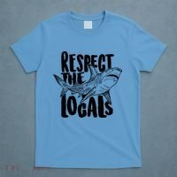 Respect The Locals Shark Week Lover T-Shirt thumb 4