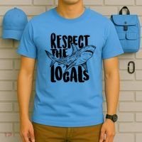 Respect The Locals Shark Week Lover T-Shirt thumb 5