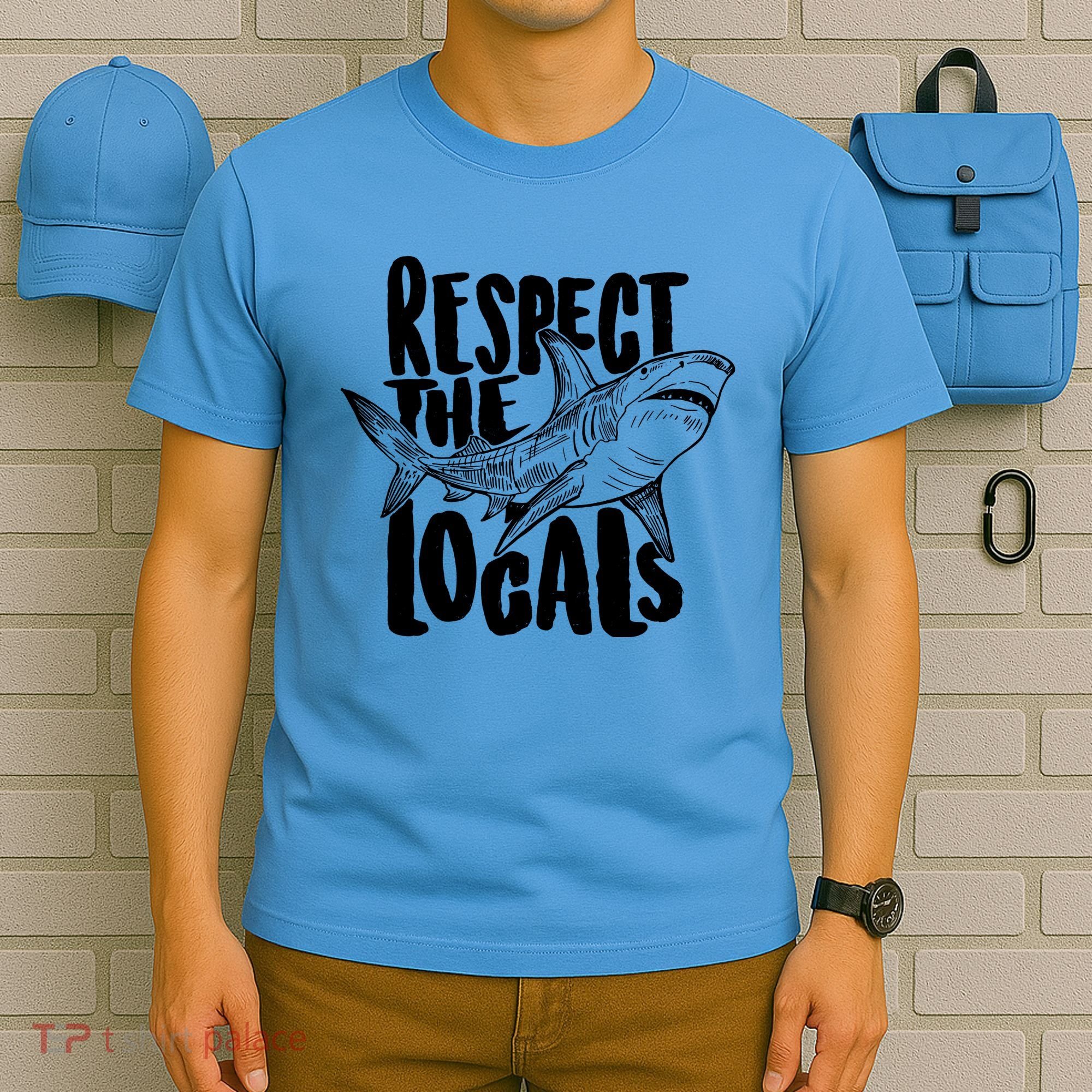 Respect The Locals Shark Week Lover T-Shirt
