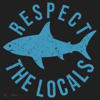 Respect The Locals Warning Shark Week Tumbler thumb 3
