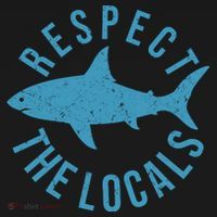 Respect The Locals Warning Shark Week Tank Top thumb 6