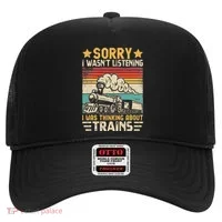 Retro Train Lover Model Railroad Conductor Funny Train Hat thumb 0