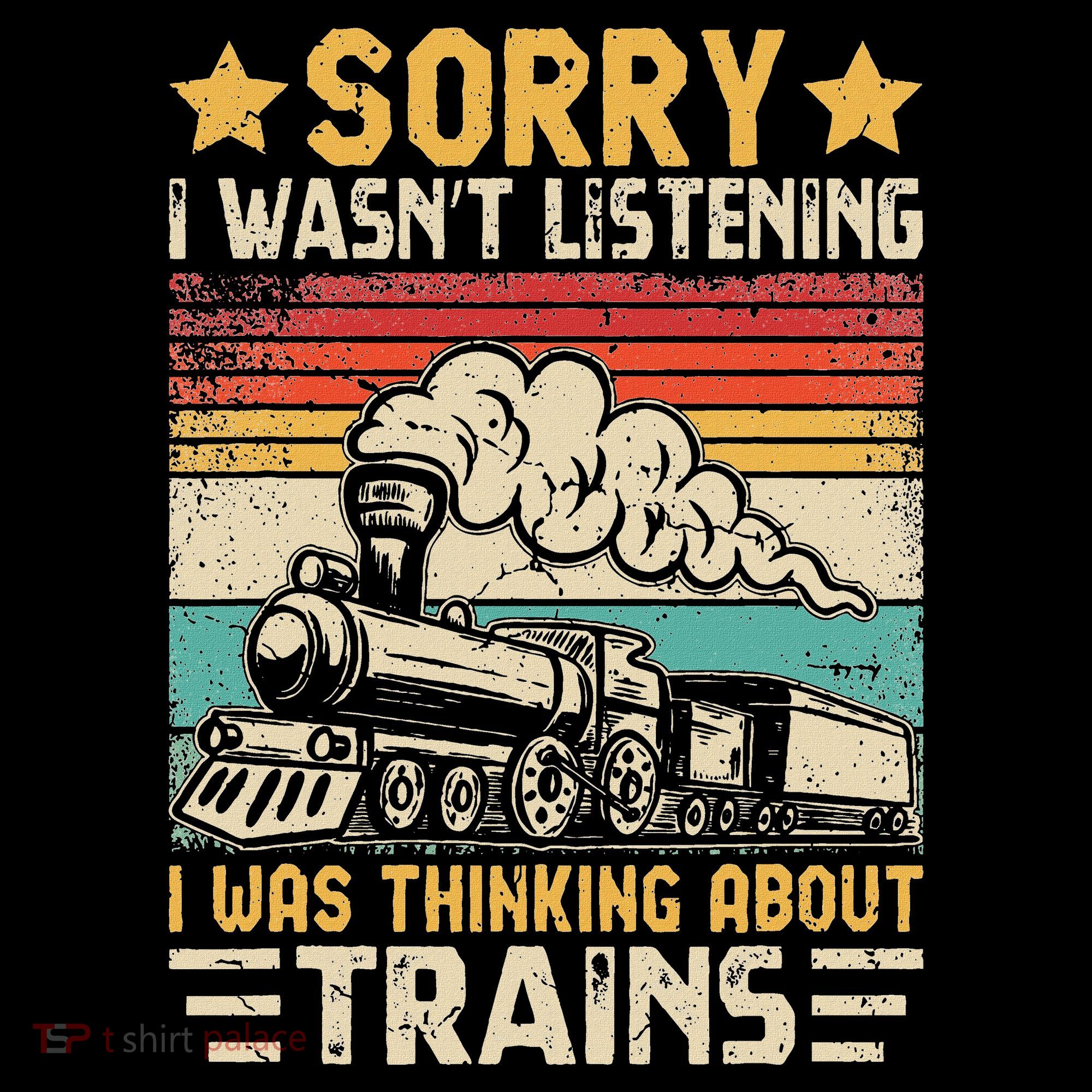 Retro Train Lover Model Railroad Conductor Funny Train Kids T-Shirt