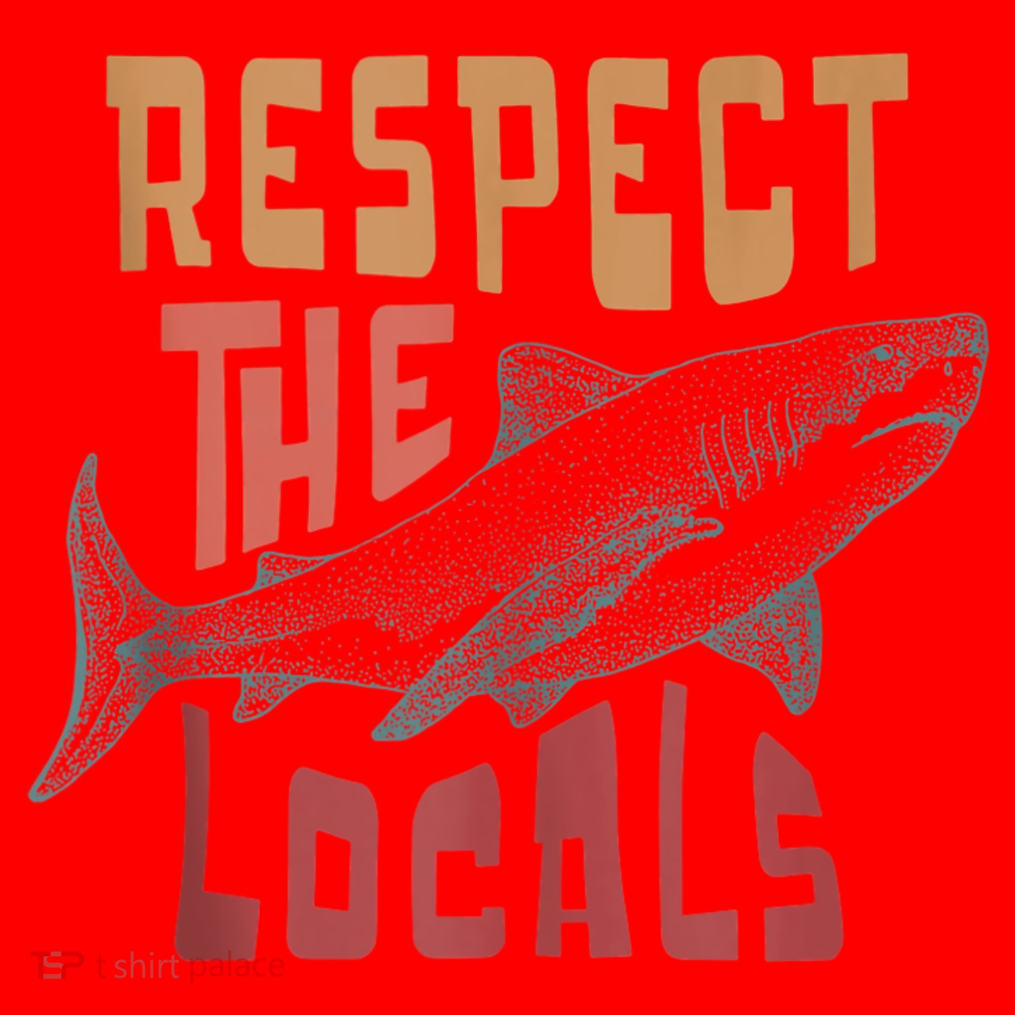 Respect The Locals Shark Ocean Animal Rights Biology Life Santa Hat