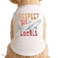 Respect The Locals Shark Ocean Animal Rights Biology Life Doggie Tank thumb 0