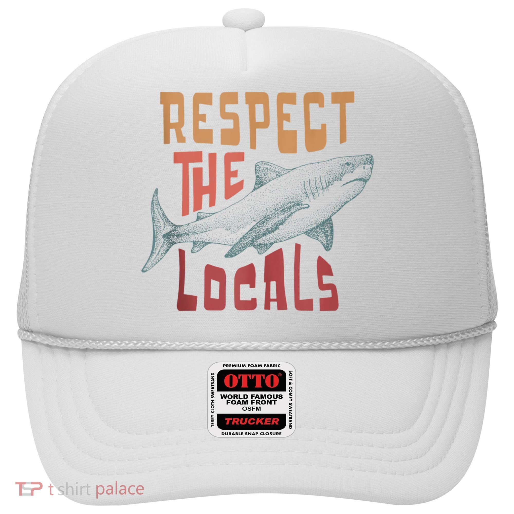 Respect The Locals Shark Ocean Animal Rights Biology Life Hat