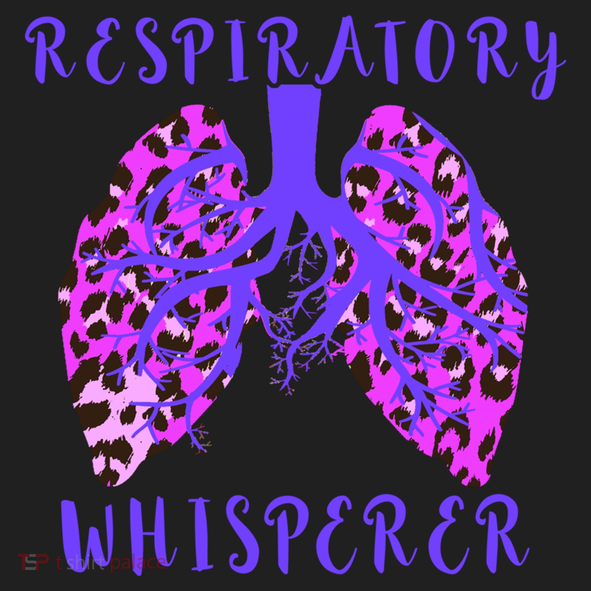 Respiratory Therapist Leopard Lung Whisperer Doctor Gift Women's Sweatshirt