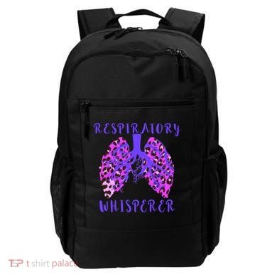 Respiratory Therapist Leopard Lung Whisperer Doctor Gift Backpack