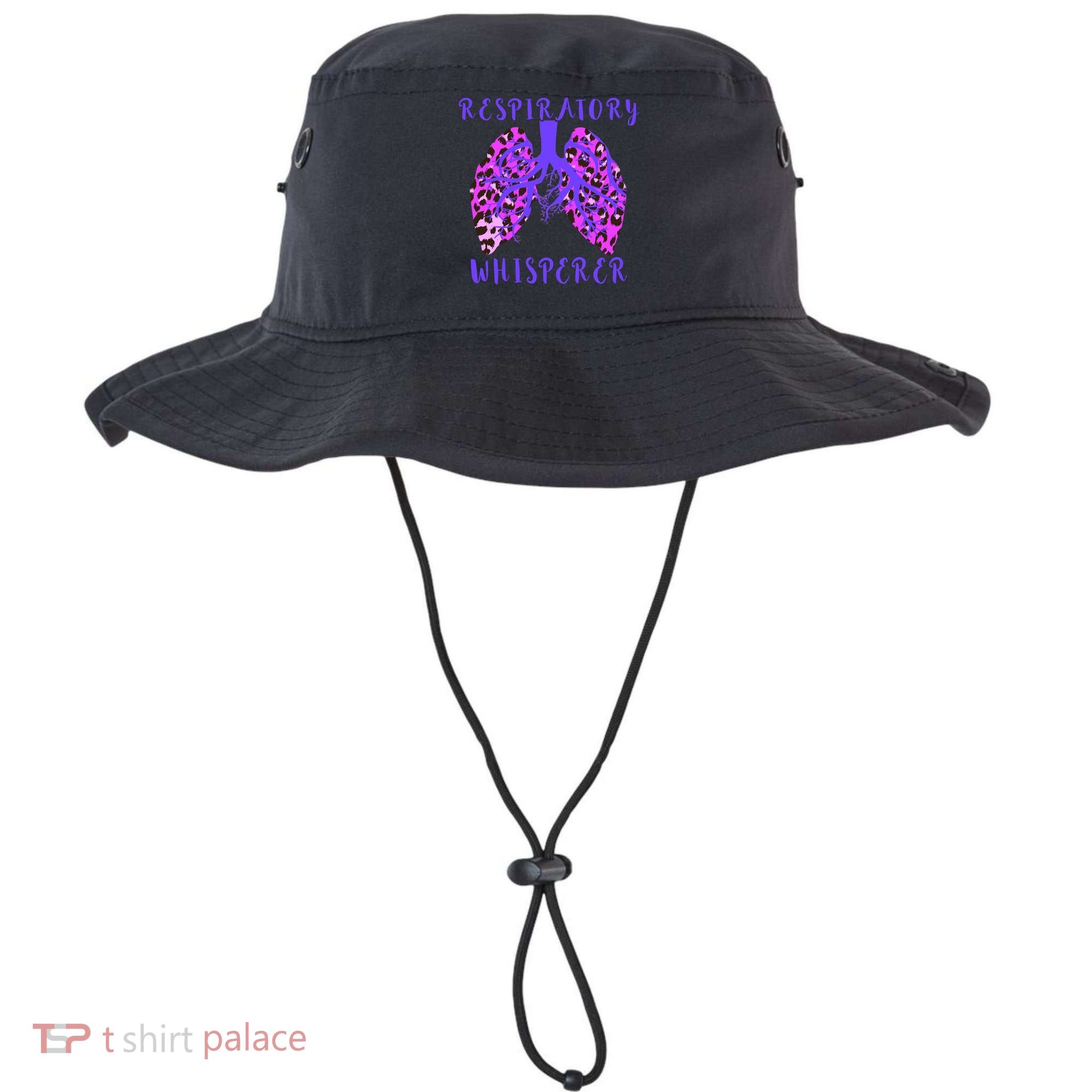 Respiratory Therapist Leopard Lung Whisperer Doctor Gift Bucket Hat