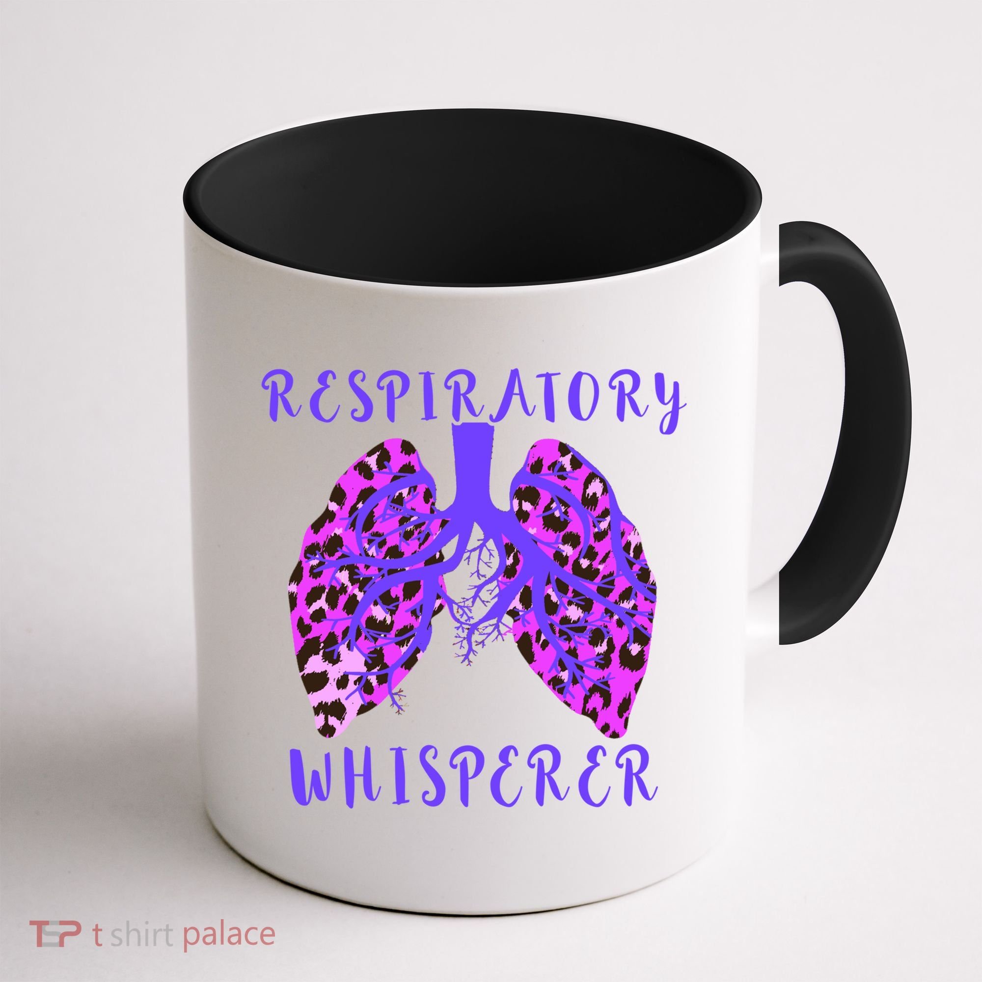 Respiratory Therapist Leopard Lung Whisperer Doctor Gift Coffee Mug