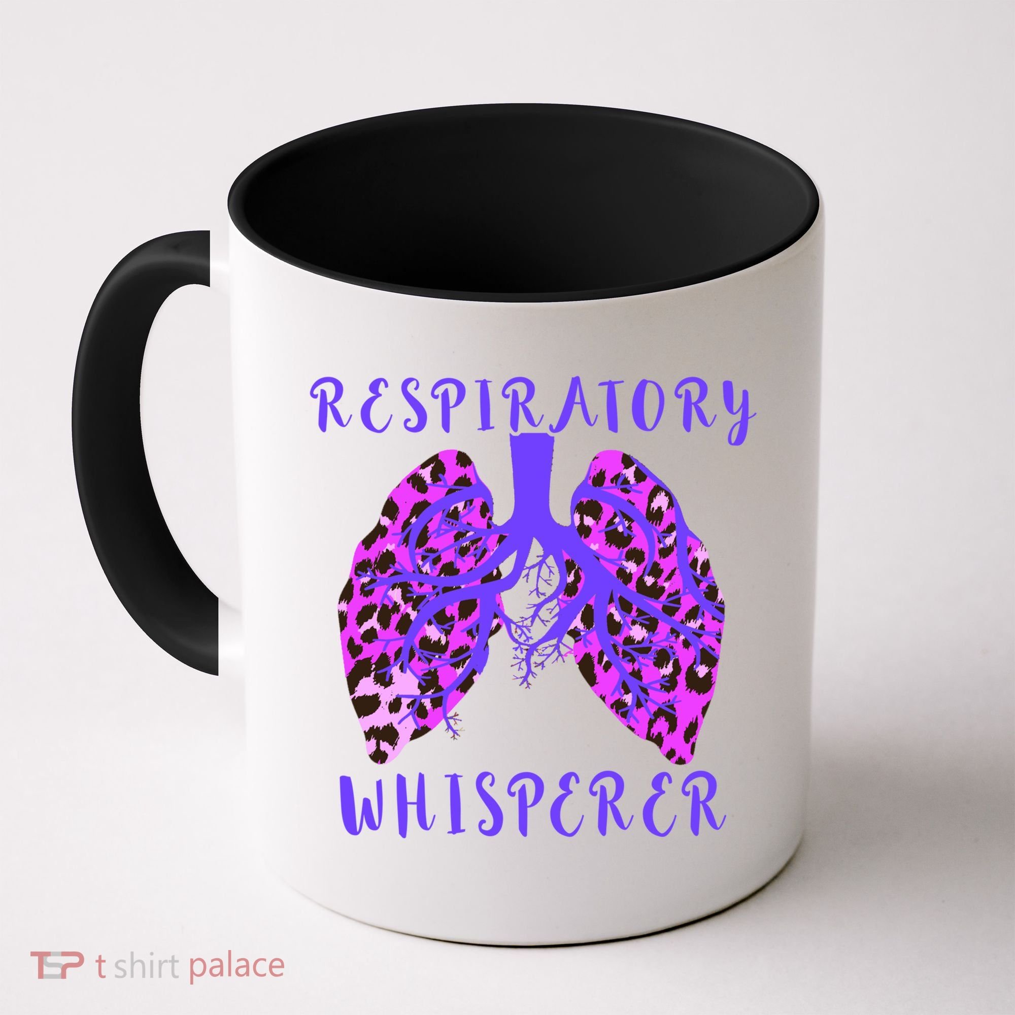 Respiratory Therapist Leopard Lung Whisperer Doctor Gift Coffee Mug