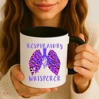 Respiratory Therapist Leopard Lung Whisperer Doctor Gift Coffee Mug thumb 3