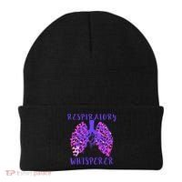 Respiratory Therapist Leopard Lung Whisperer Doctor Gift Beanie thumb 0