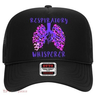 Respiratory Therapist Leopard Lung Whisperer Doctor Gift Hat
