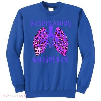 Respiratory Therapist Leopard Lung Whisperer Doctor Gift Sweatshirt