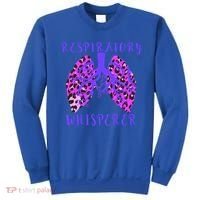 Respiratory Therapist Leopard Lung Whisperer Doctor Gift Sweatshirt thumb 0