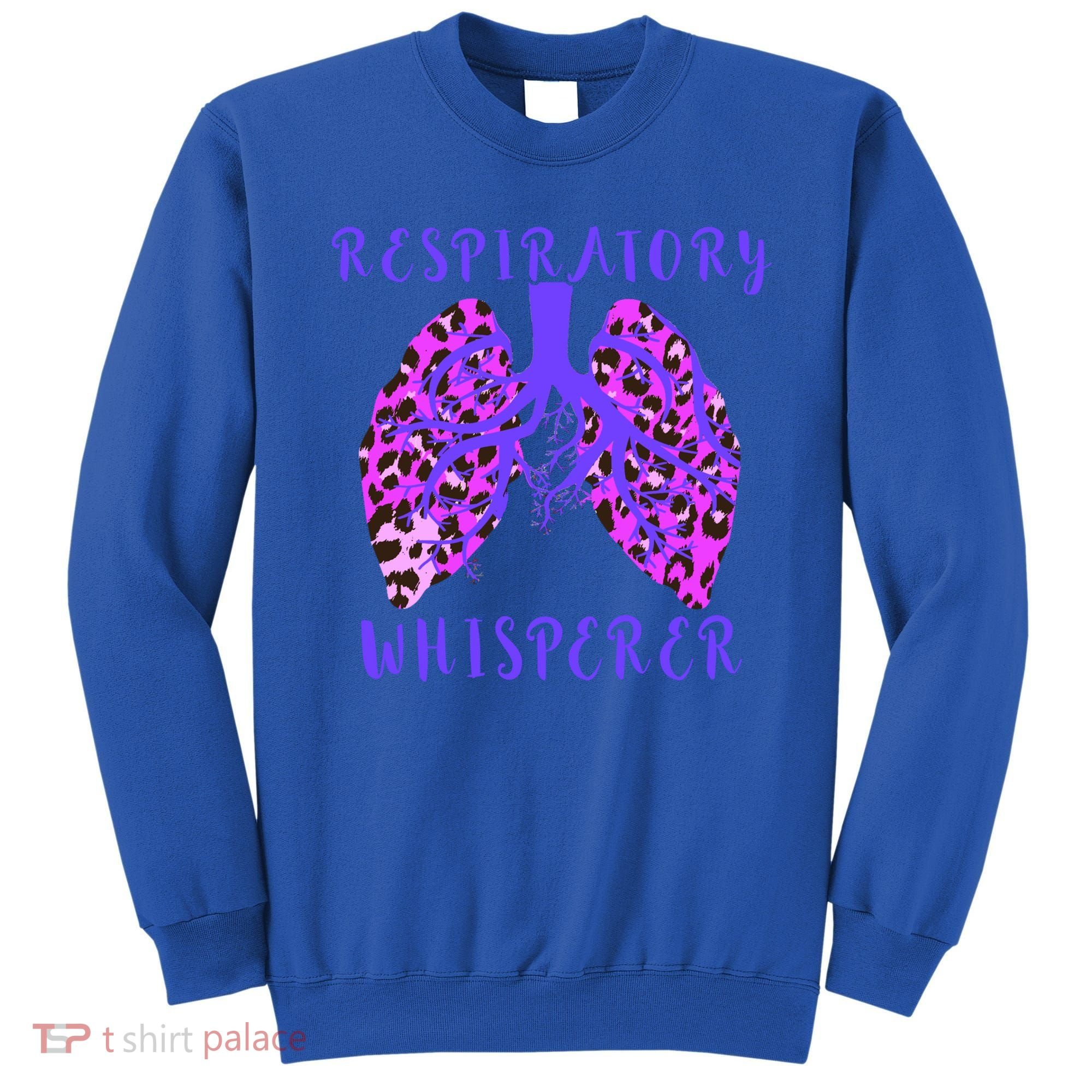 Respiratory Therapist Leopard Lung Whisperer Doctor Gift Sweatshirt