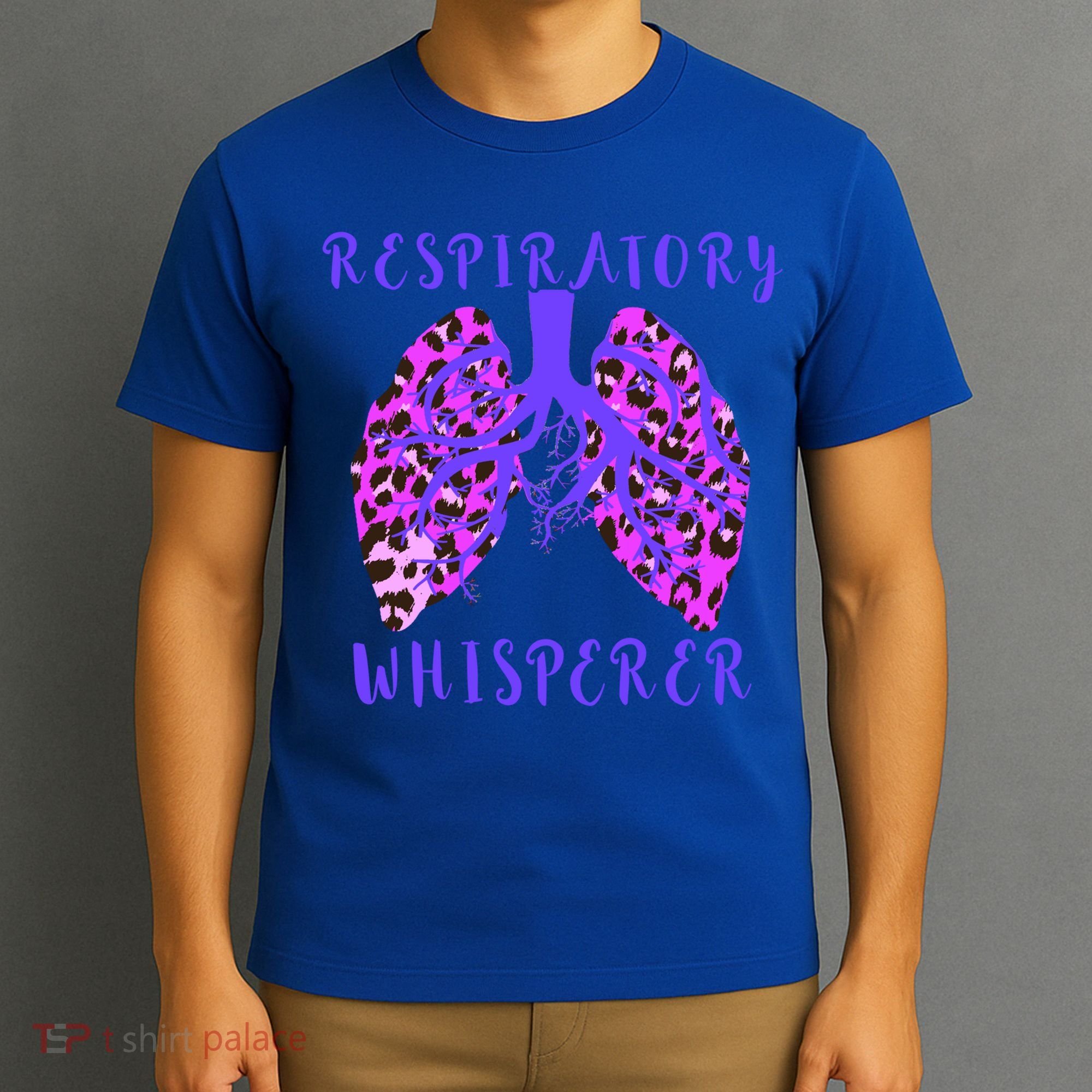 Respiratory Therapist Leopard Lung Whisperer Doctor Gift T-Shirt