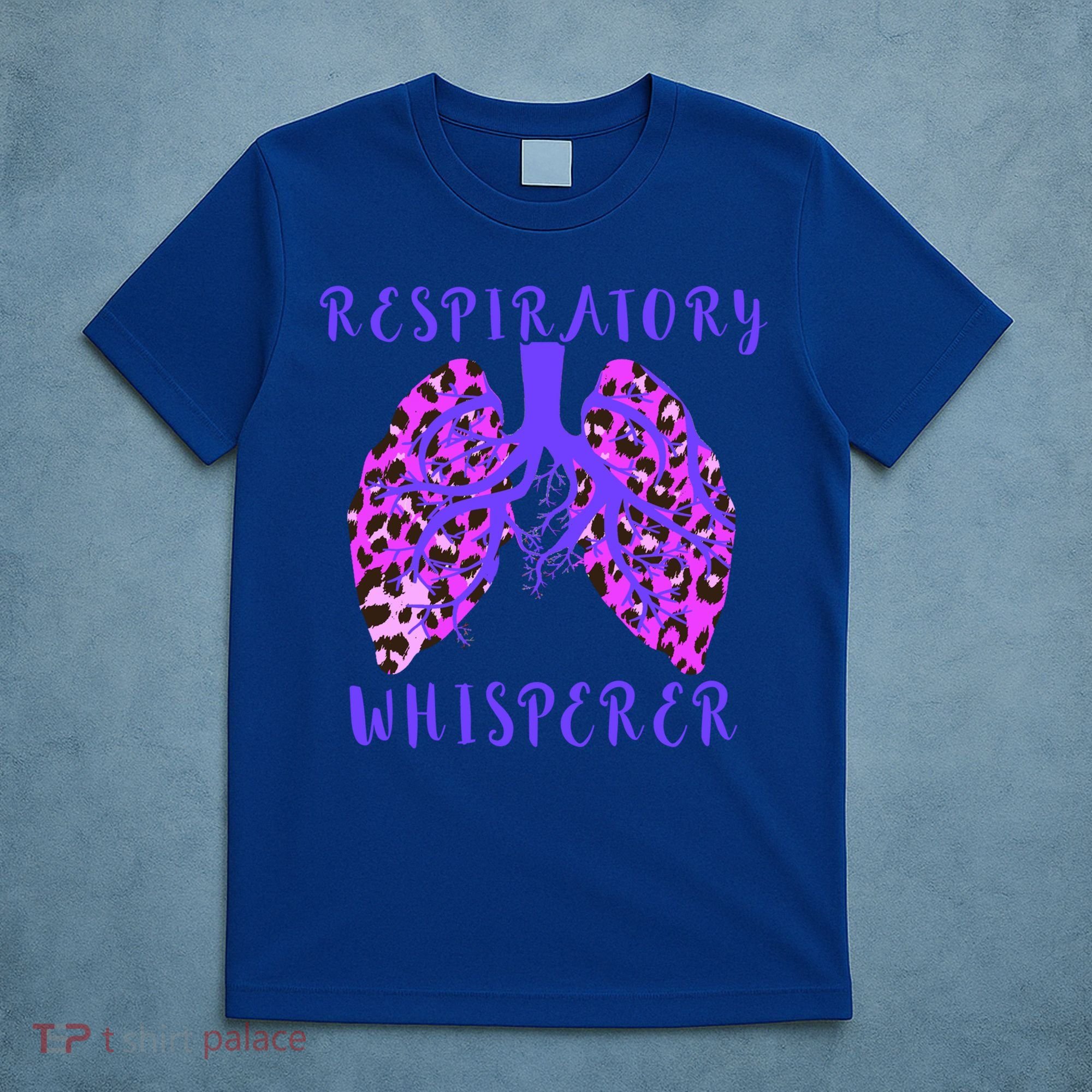 Respiratory Therapist Leopard Lung Whisperer Doctor Gift T-Shirt