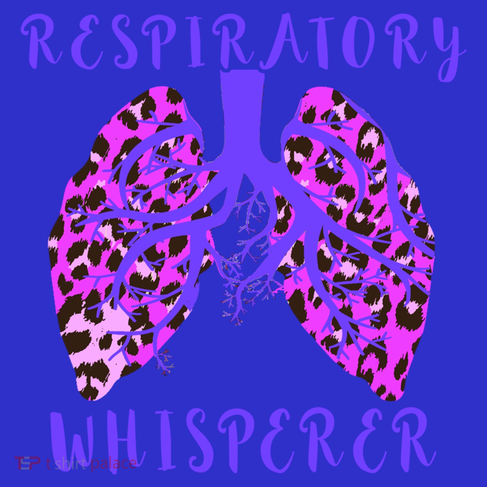 Respiratory Therapist Leopard Lung Whisperer Doctor Gift Button