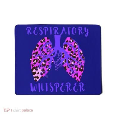 Respiratory Therapist Leopard Lung Whisperer Doctor Gift Mousepad