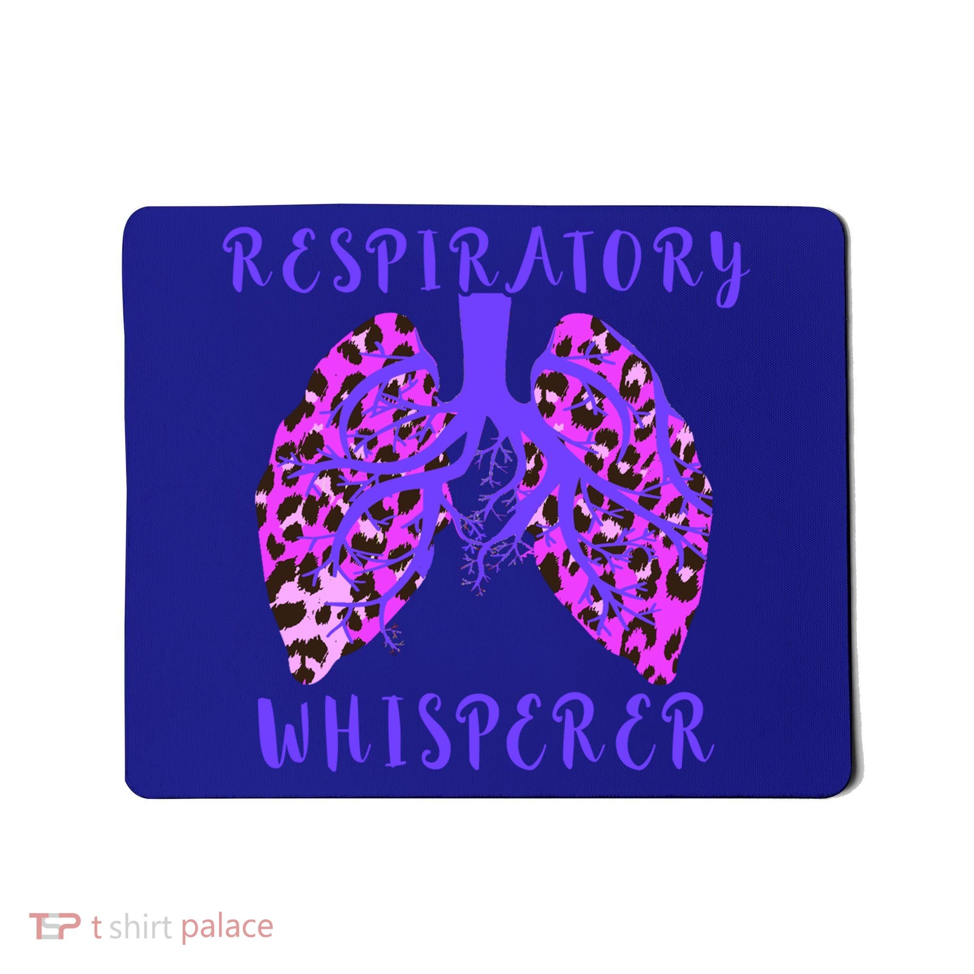 Respiratory Therapist Leopard Lung Whisperer Doctor Gift Mousepad