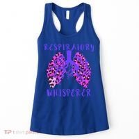 Respiratory Therapist Leopard Lung Whisperer Doctor Gift Women's Tank Top thumb 0